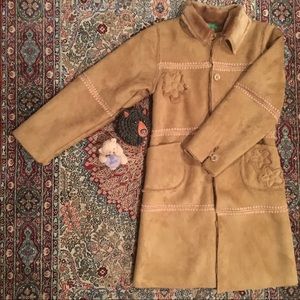 Benetton Suede Junior Jacket (Size M for 8 y.o.)